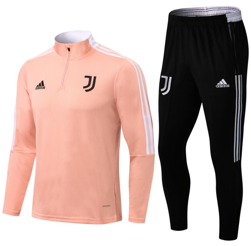 2021/22 Juventus Pink White Training Kits Sweat shirt with Trousers